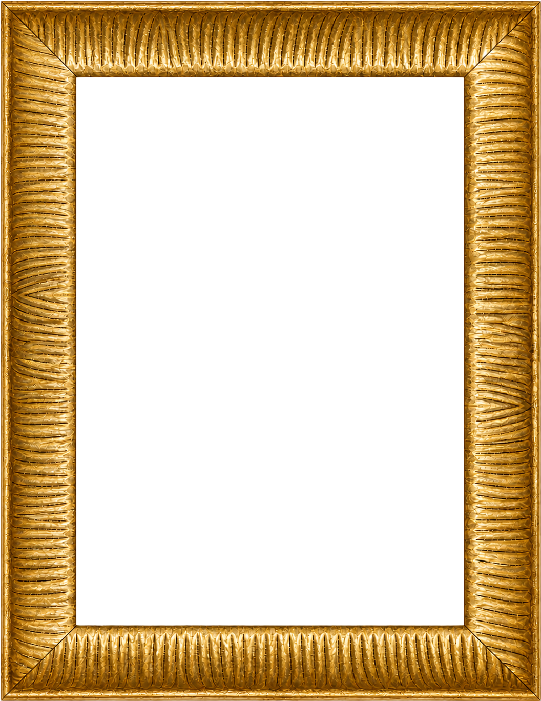 Custom gold picture frame